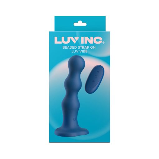 Luv Inc Bs38: Beaded Strap-On Luv Vibe Blue - Image 4