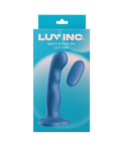 Luv Inc Ws38: Wavy Strap On Luv Vibe Blue