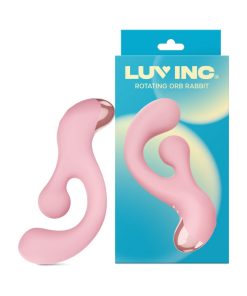 Luv Inc Ro33: Rotating Orb Rabbit Light Pink