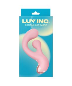 Luv Inc Ro33: Rotating Orb Rabbit Light Pink