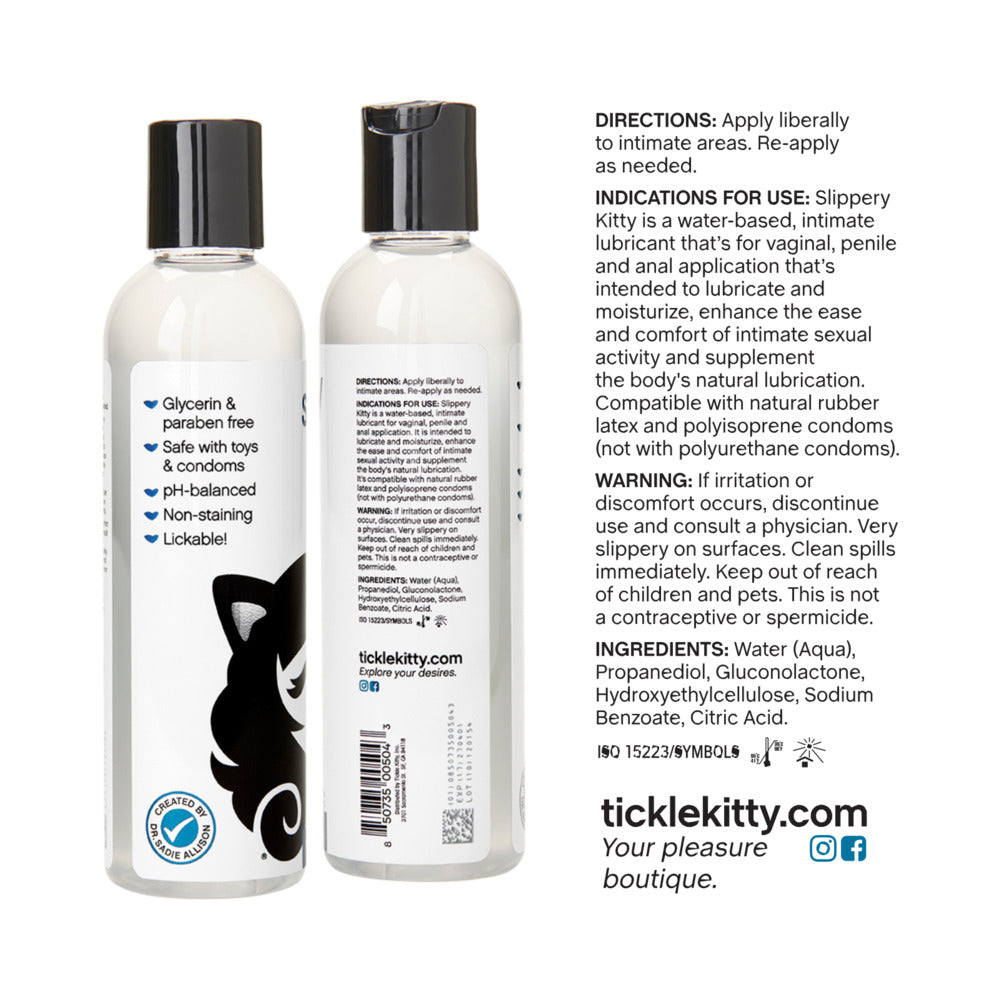 Slippery Kitty Water-Based Lubricant 4 Oz. 2 Slippery Kitty Water-Based Lubricant 4 Oz. - Image 2