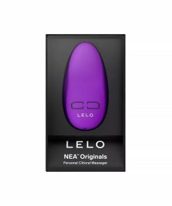 Lelo Nea originals clitoral massager in floral shaped vibrator design with premium silicone and app lock interface