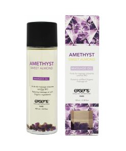 Exsens Massage Oil Amethyst Sweet Almond 3.4 Oz.