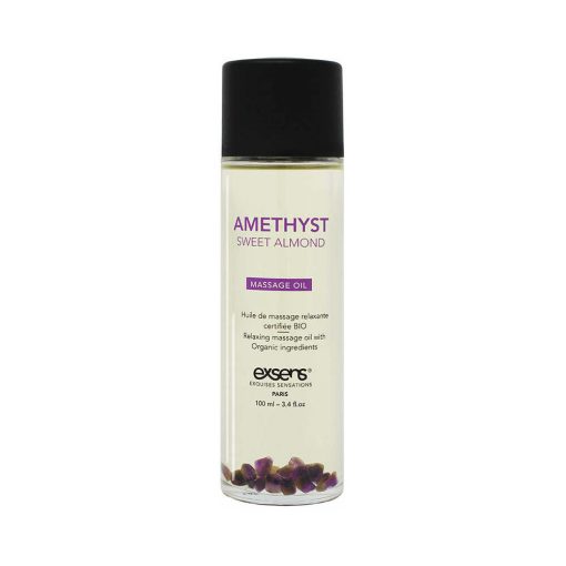 Exsens Massage Oil Amethyst Sweet Almond 3.4 Oz. - Image 2