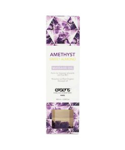 Exsens Massage Oil Amethyst Sweet Almond 3.4 Oz.