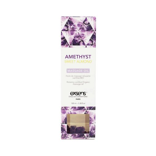 Exsens Massage Oil Amethyst Sweet Almond 3.4 Oz. - Image 3