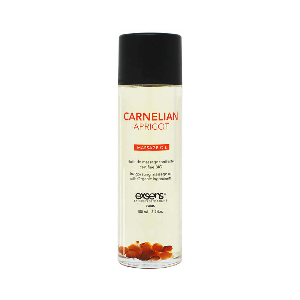 Exsens Massage Oil Carnelian Apricot 3.4 Oz. 2 Exsens Massage Oil Carnelian Apricot 3.4 Oz. - Image 2