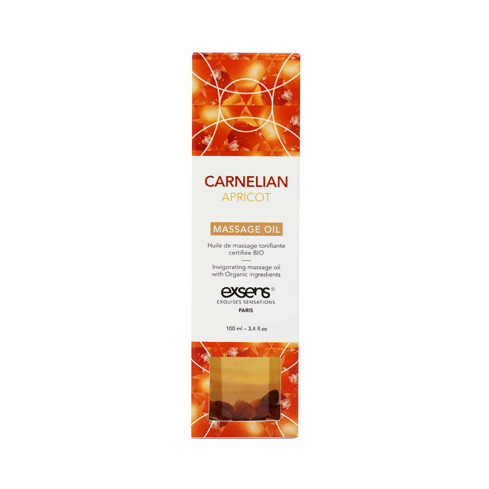 Exsens Massage Oil Carnelian Apricot 3.4 Oz. 3 Exsens Massage Oil Carnelian Apricot 3.4 Oz. - Image 3