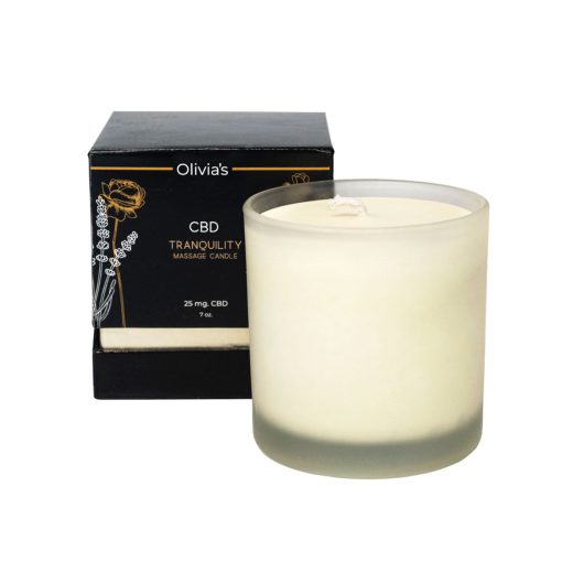 Olivia'S Boudoir Cbd Tranquility Massage Candle 7 Oz.