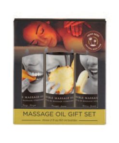 Earthly Body Edible Massage Oil Gift Set: 2Oz Mango