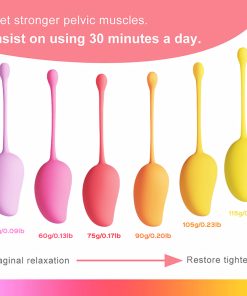 Honey Play Box Mango Tropical Weighted Kegel Ball 6-Piece Exercise Set Assorted Color 9 Honey Play Box Mango Tropical Weighted Kegel Ball 6-Piece Exercise Set Assorted Color