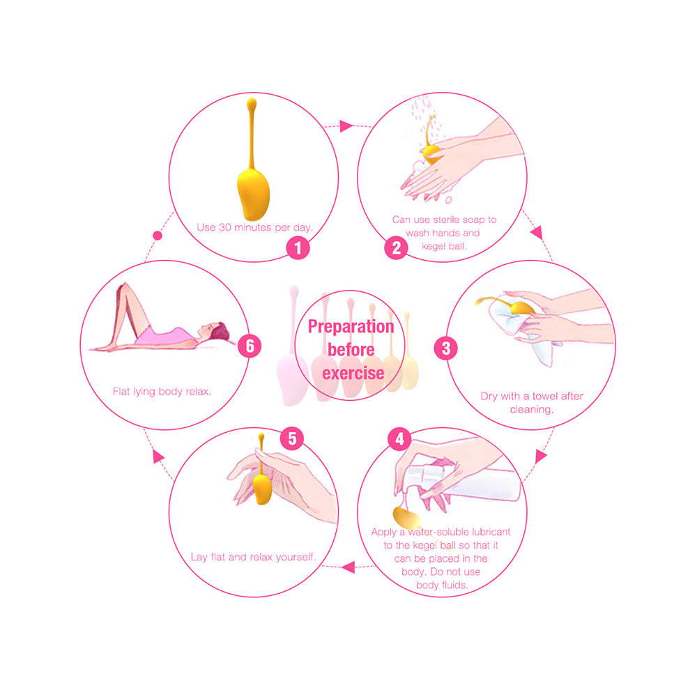 Honey Play Box Mango Tropical Weighted Kegel Ball 6-Piece Exercise Set Assorted Color 7 Honey Play Box Mango Tropical Weighted Kegel Ball 6-Piece Exercise Set Assorted Color - Image 7