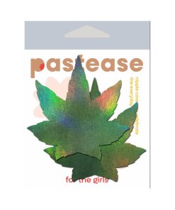 Pastease Indica Pot Leaf: Green Holographic Weed Pasties 7 Pastease Indica Pot Leaf: Green Holographic Weed Pasties