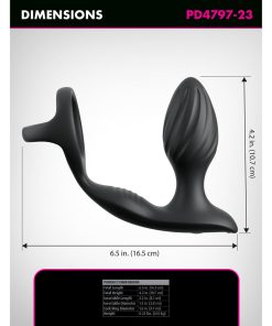 Anal Fantasy Elite Ass-Gasm Gyro-Milk Pro Black