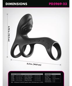 Fantasy C-Ringz Ultimate Couples Cage Pro Black 13 Fantasy C-Ringz Ultimate Couples Cage Pro Black