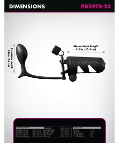 Fantasy C-Ringz Remote-Controlled Vibrating Cock Blocker With Ass-Gasm Plug Black 9 Fantasy C-Ringz Remote-Controlled Vibrating Cock Blocker With Ass-Gasm Plug Black