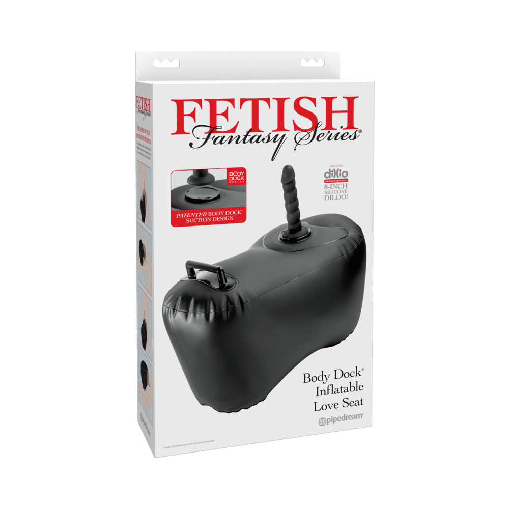 Fetish Fantasy Series Body Dock Inflatable Love Seat Black 1 Fetish Fantasy Series Body Dock Inflatable Love Seat Black