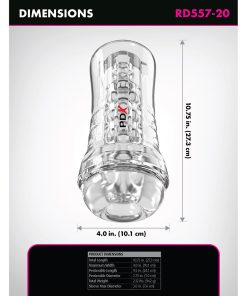 Pdx Elite Viewtube See-Thru Ez-Grip Clear 11 Pdx Elite Viewtube See-Thru Ez-Grip Clear