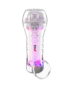 Pdx Elite Viewtube Xxl See Thru Ez-Grip Led Stroker Clear 9 Pdx Elite Viewtube Xxl See Thru Ez-Grip Led Stroker Clear