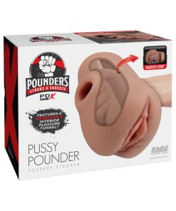 Pdx Plus Pussy Pounder Squeeze Stroker Brown