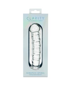 Clarity Seraphic Spiral Glass Dildo