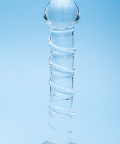 Clarity Seraphic Spiral Glass Dildo 11 Clarity Seraphic Spiral Glass Dildo