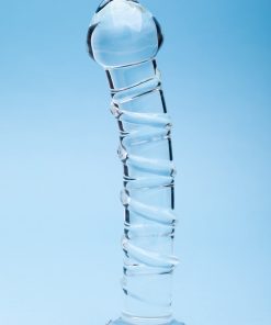 Clarity Seraphic Spiral Glass Dildo 12 Clarity Seraphic Spiral Glass Dildo