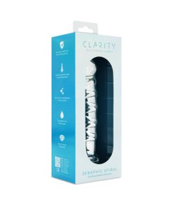 Clarity Seraphic Spiral Glass Dildo 16 Clarity Seraphic Spiral Glass Dildo