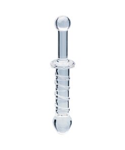 Clarity Elysian Swirl Glass Dildo