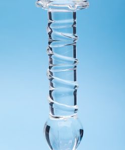 Clarity Elysian Swirl Glass Dildo