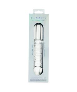 Clarity Elysian Swirl Glass Dildo