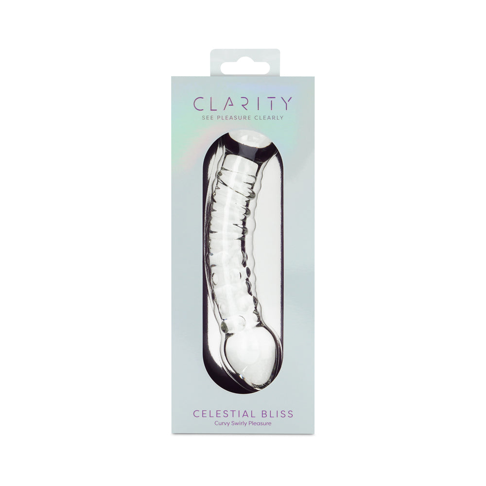 Clarity Celestial Bliss Glass Dildo 1 Clarity Celestial Bliss Glass Dildo