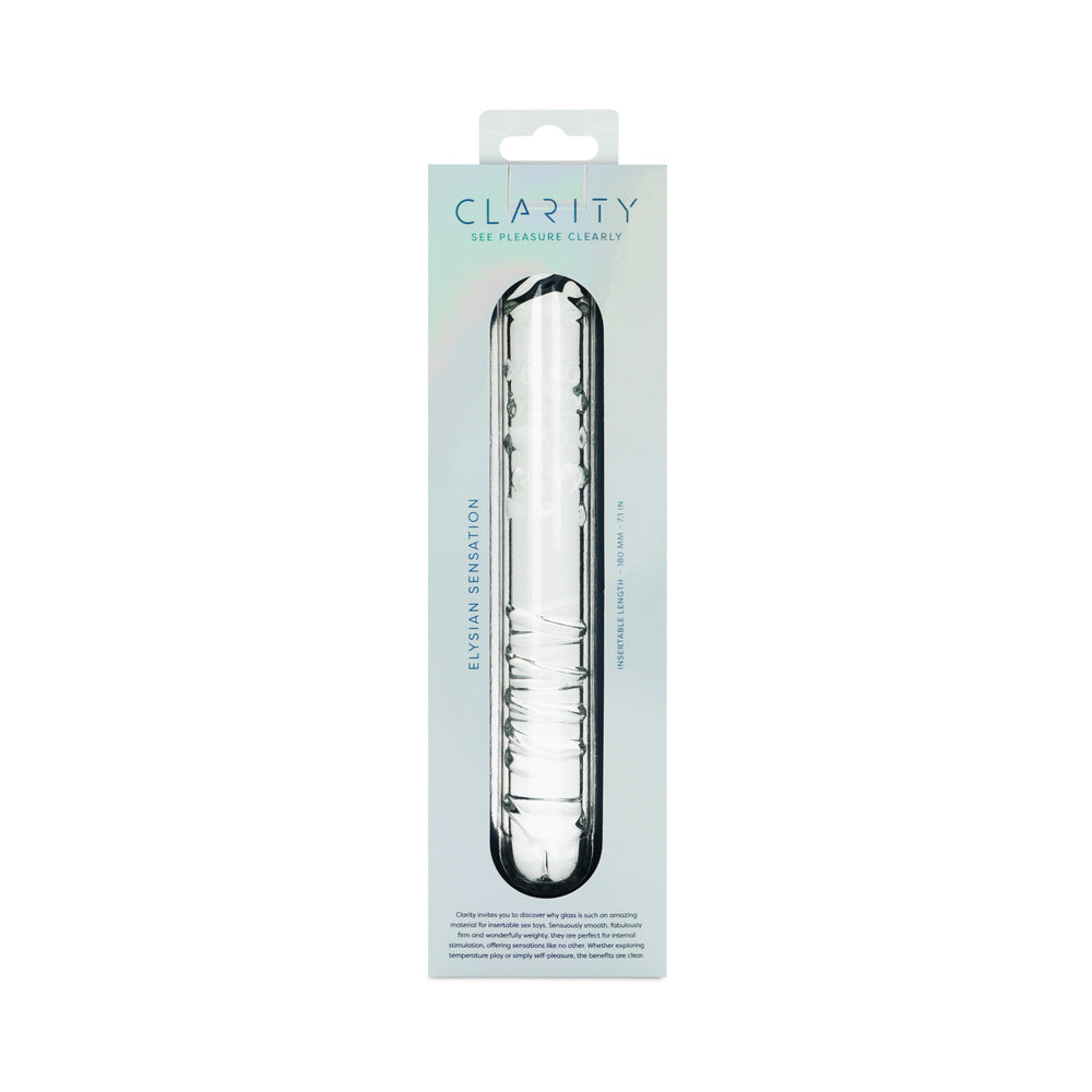 Clarity Elysian Sensation Glass Dildo 8 Clarity Elysian Sensation Glass Dildo - Image 8