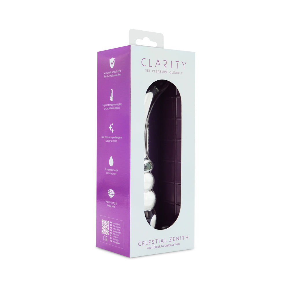 Clarity Celestial Zenith Glass Dildo 7 Clarity Celestial Zenith Glass Dildo - Image 7