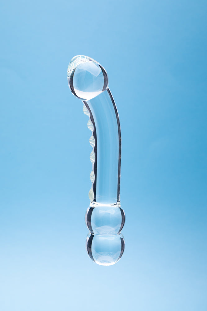 Clarity Celestial Ridge Glass Dildo 3 Clarity Celestial Ridge Glass Dildo - Image 3