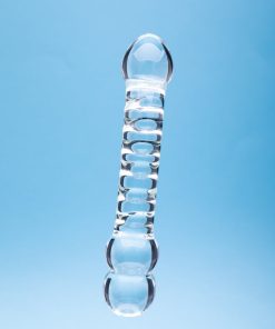 Clarity Celestial Ridge Glass Dildo 12 Clarity Celestial Ridge Glass Dildo