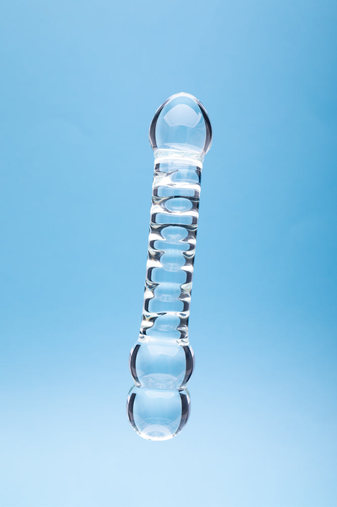 Clarity Celestial Ridge Glass Dildo 5 Clarity Celestial Ridge Glass Dildo - Image 5