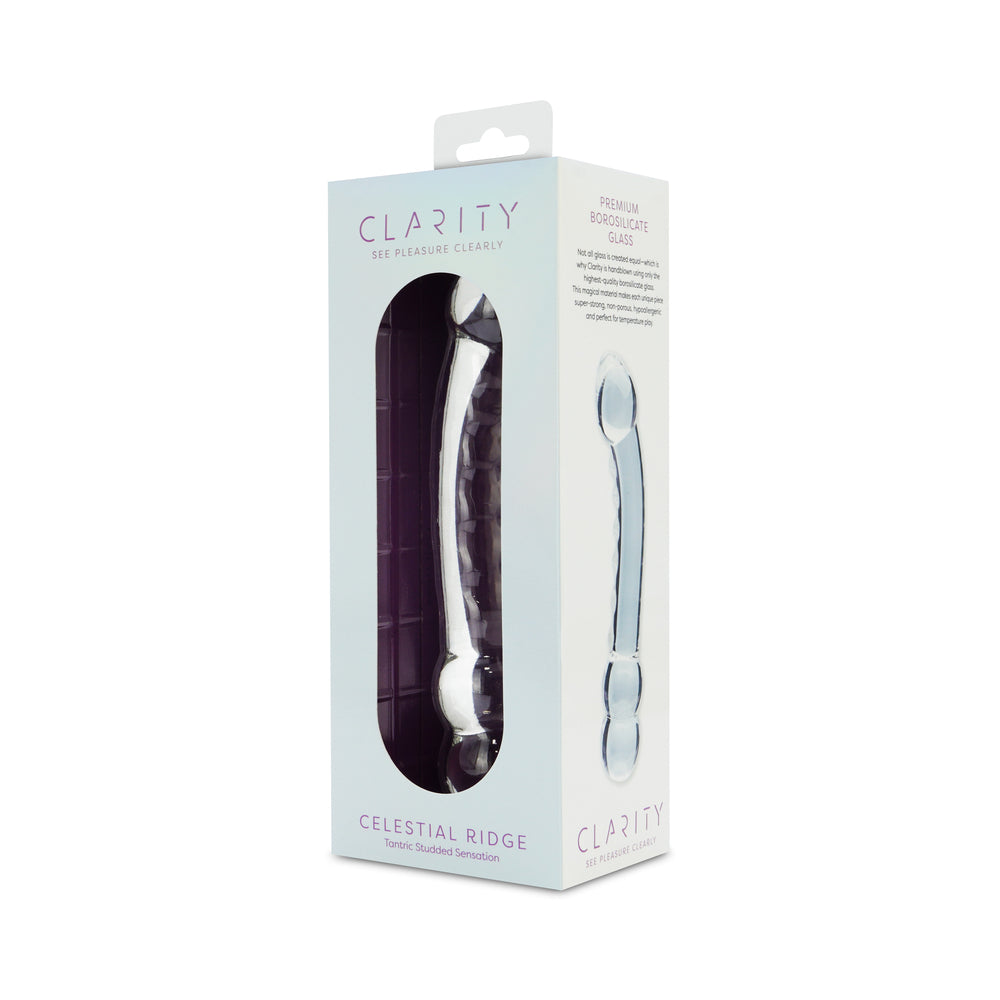 Clarity Celestial Ridge Glass Dildo 6 Clarity Celestial Ridge Glass Dildo - Image 6