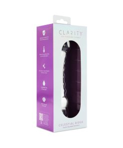 Clarity Celestial Ridge Glass Dildo 14 Clarity Celestial Ridge Glass Dildo