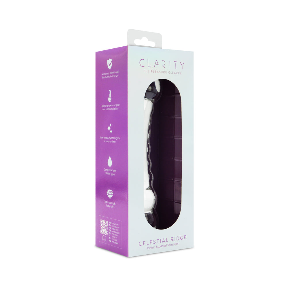 Clarity Celestial Ridge Glass Dildo 7 Clarity Celestial Ridge Glass Dildo - Image 7