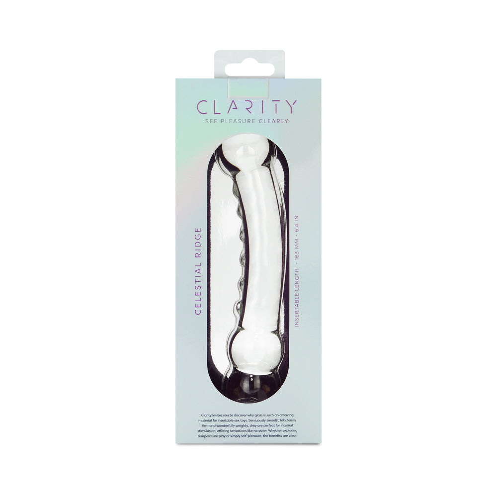 Clarity Celestial Ridge Glass Dildo 8 Clarity Celestial Ridge Glass Dildo - Image 8