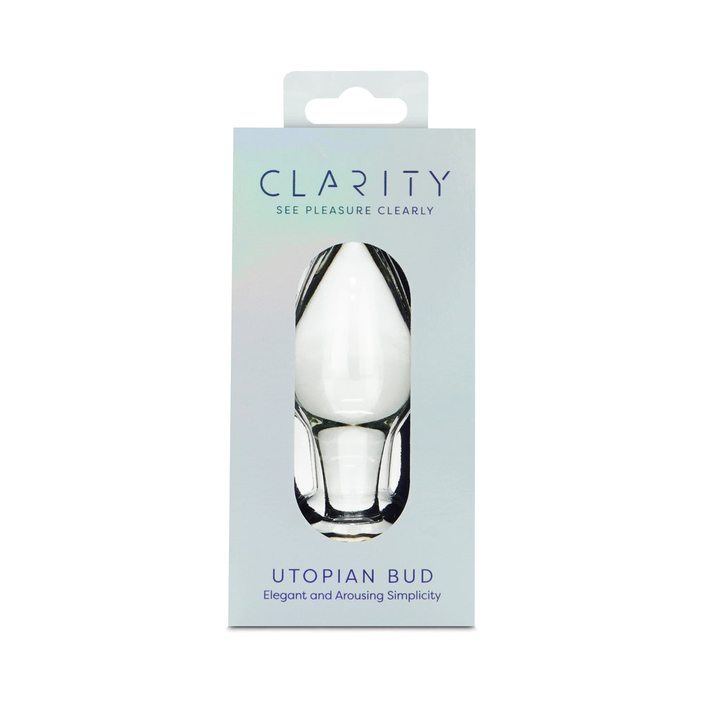 Clarity Utopian Bud Glass Plug 1 Clarity Utopian Bud Glass Plug