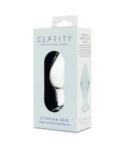 Clarity Utopian Bud Glass Plug 9 Clarity Utopian Bud Glass Plug