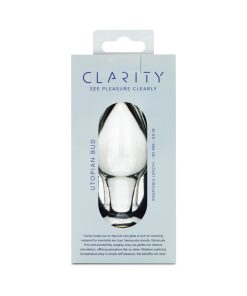 Clarity Utopian Bud Glass Plug 11 Clarity Utopian Bud Glass Plug