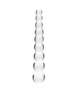 Alternative view of Clarity Elysian Pearls Glass Dildo