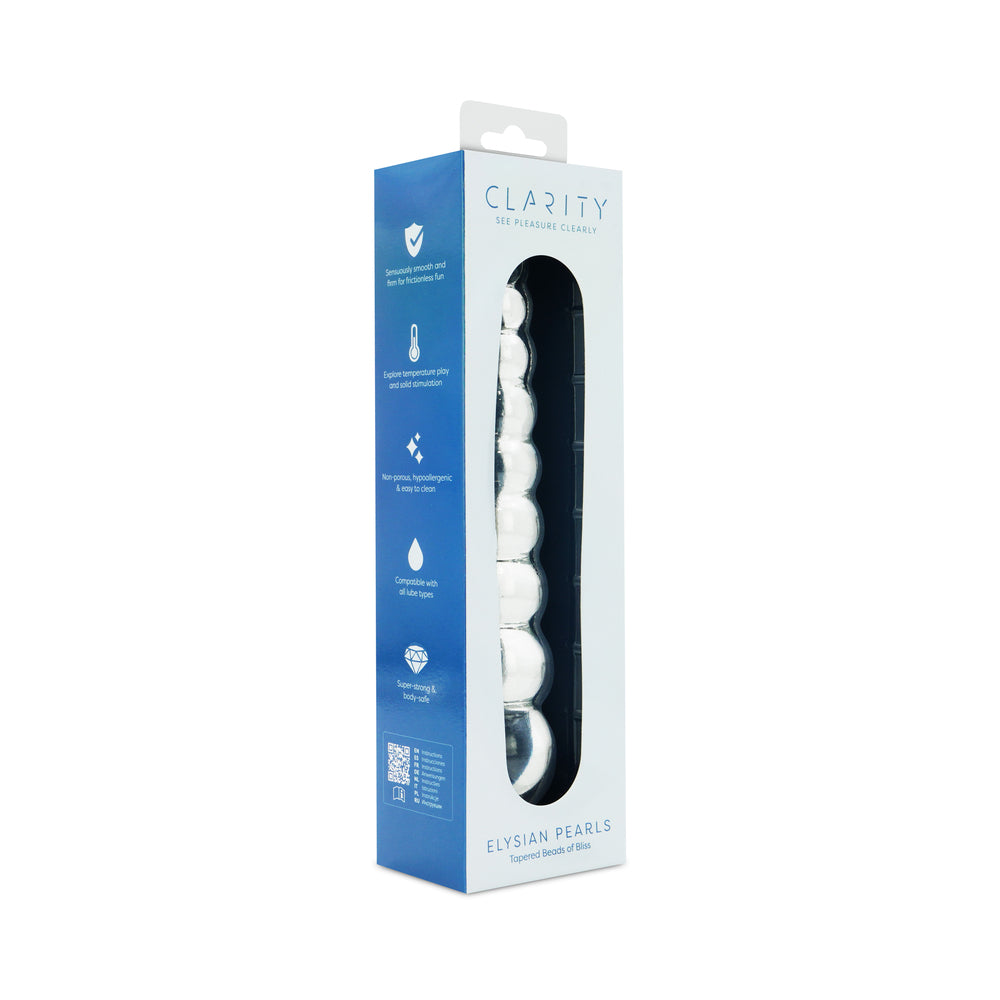 Clarity Elysian Pearls Glass Dildo 5 Clarity Elysian Pearls Glass Dildo - Image 5