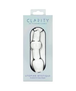 Clarity Utopian Mystique Glass Dildo