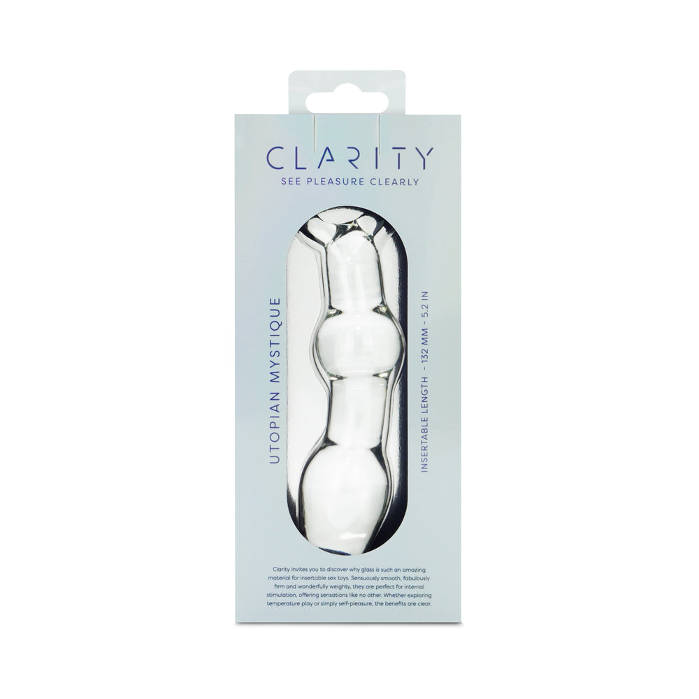 Clarity Utopian Mystique Glass Dildo 6 Clarity Utopian Mystique Glass Dildo - Image 6