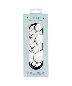 Clarity Utopian Trinity Glass Plug Set