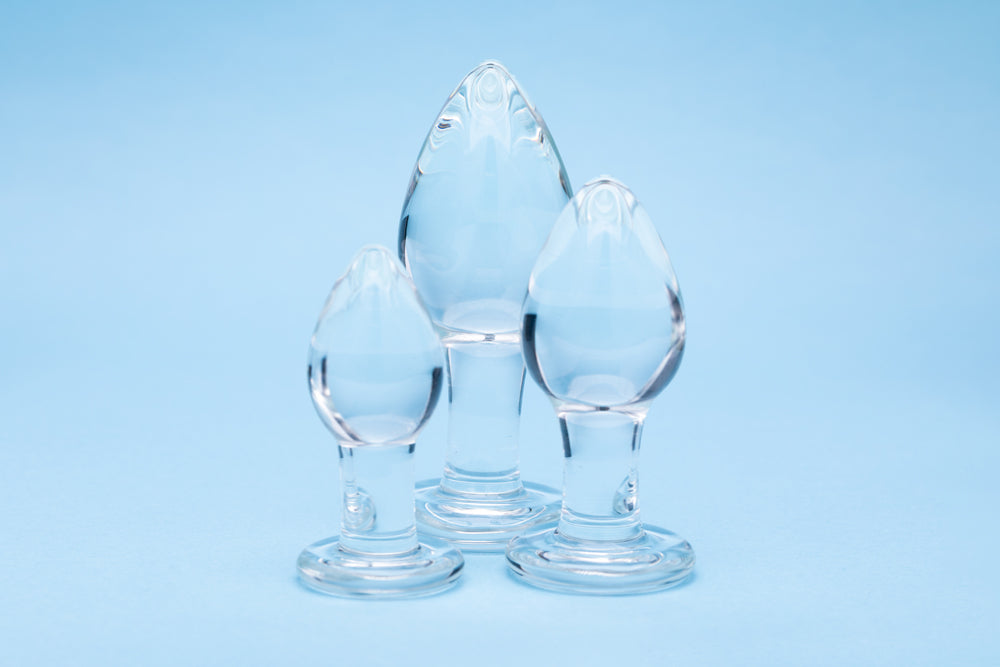 Clarity Utopian Trinity Glass Plug Set 3 Clarity Utopian Trinity Glass Plug Set - Image 3